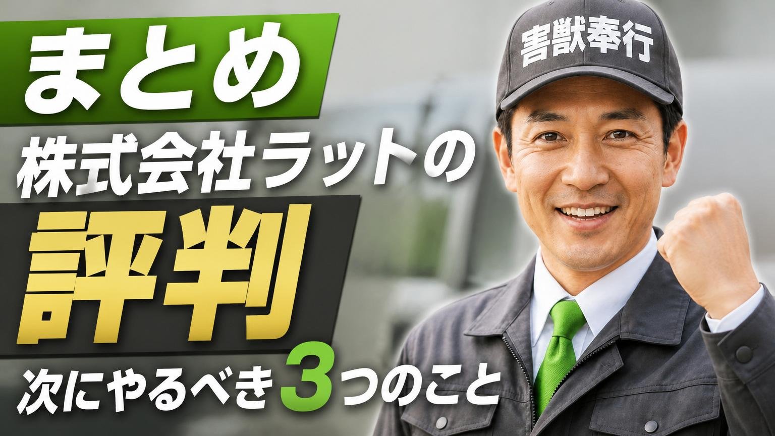 まとめ|株式会社ラット(旧:ラット大阪)の評判と、あなたが次にやるべき3つのこと