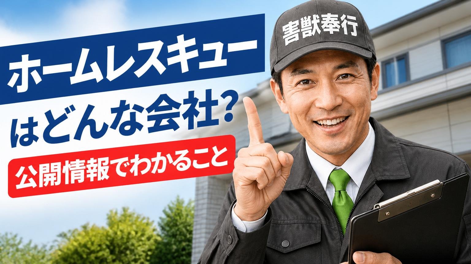 ホームレスキューはどんな会社?公開情報でわかること