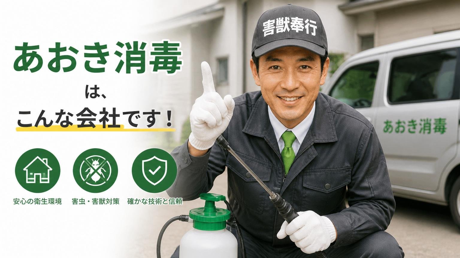 そもそも「あおき消毒」とはどんな会社なのか