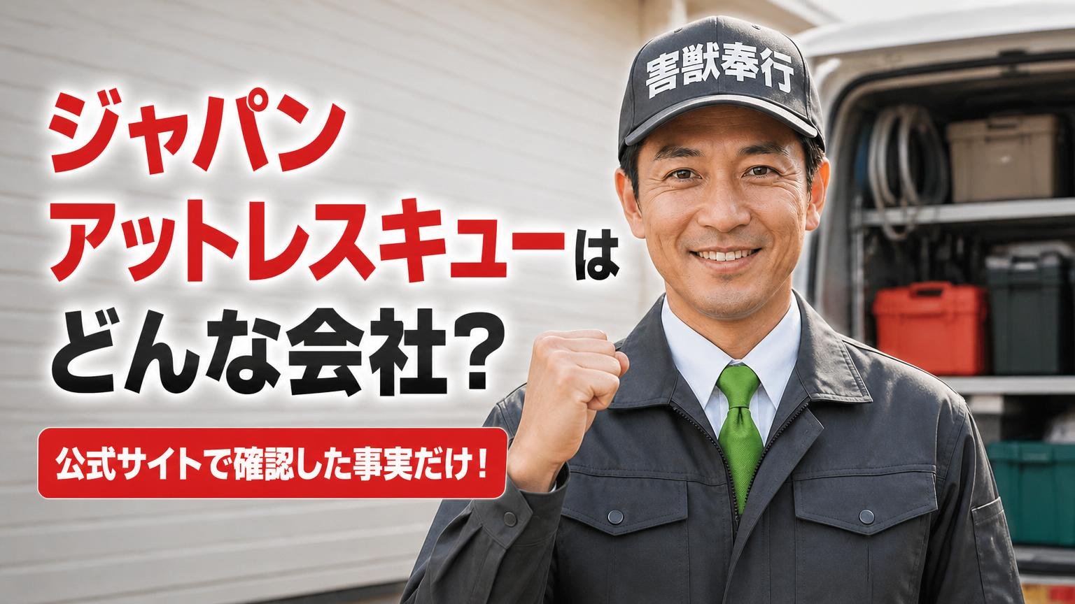 ジャパンアットレスキューはどんな会社?公式サイトで確認できた事実だけを並べる