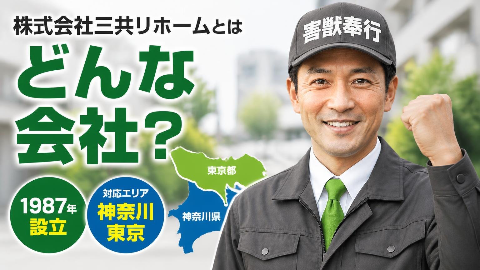 株式会社三共リホームとはどんな会社?1987年設立・神奈川と東京が対応エリア