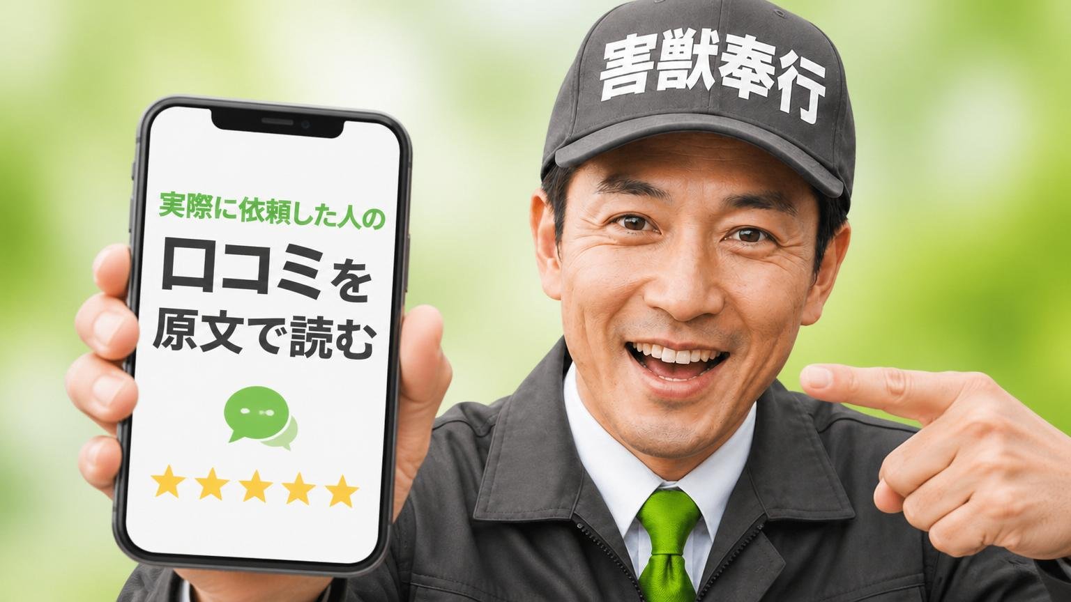 実際に依頼した人の口コミを原文で読む