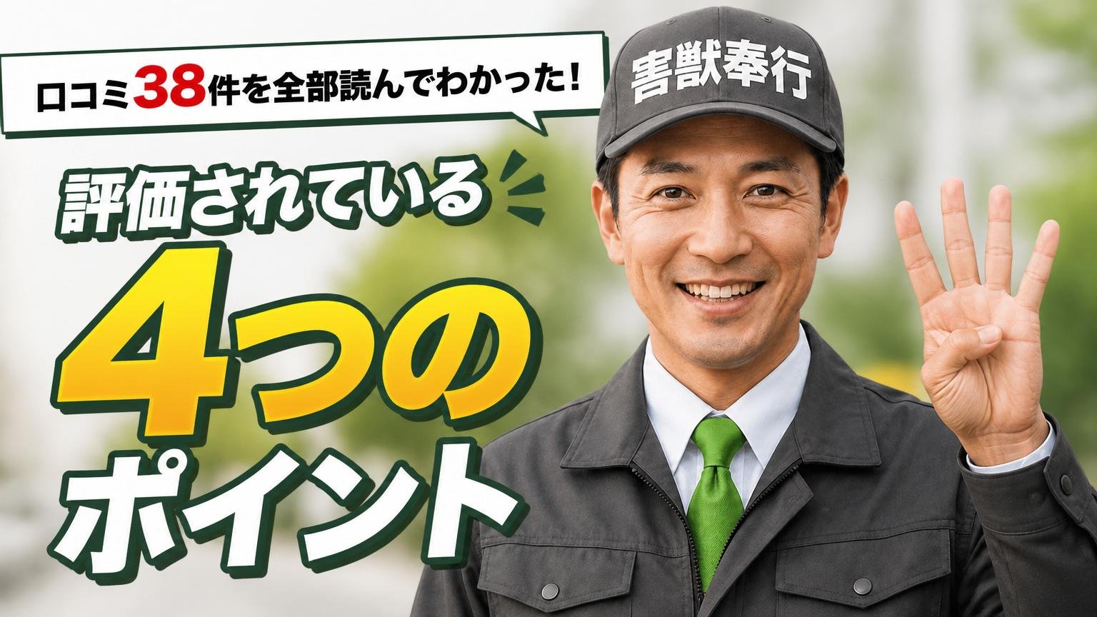 口コミ38件を全部読んでわかった、評価されている4つのポイント