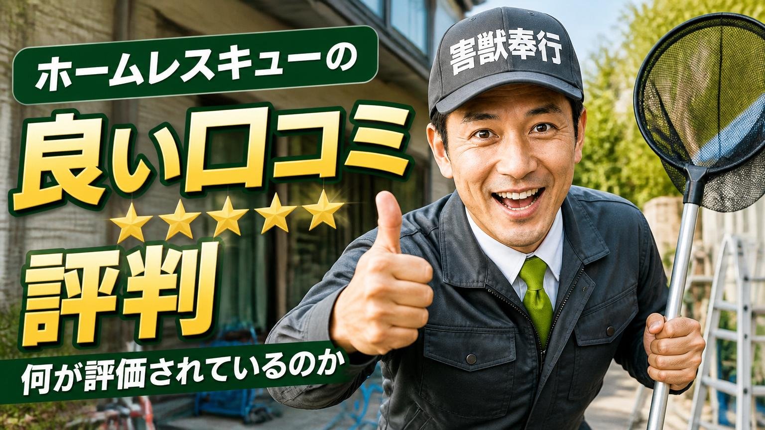 ホームレスキューの良い口コミ・評判|何が評価されているのか