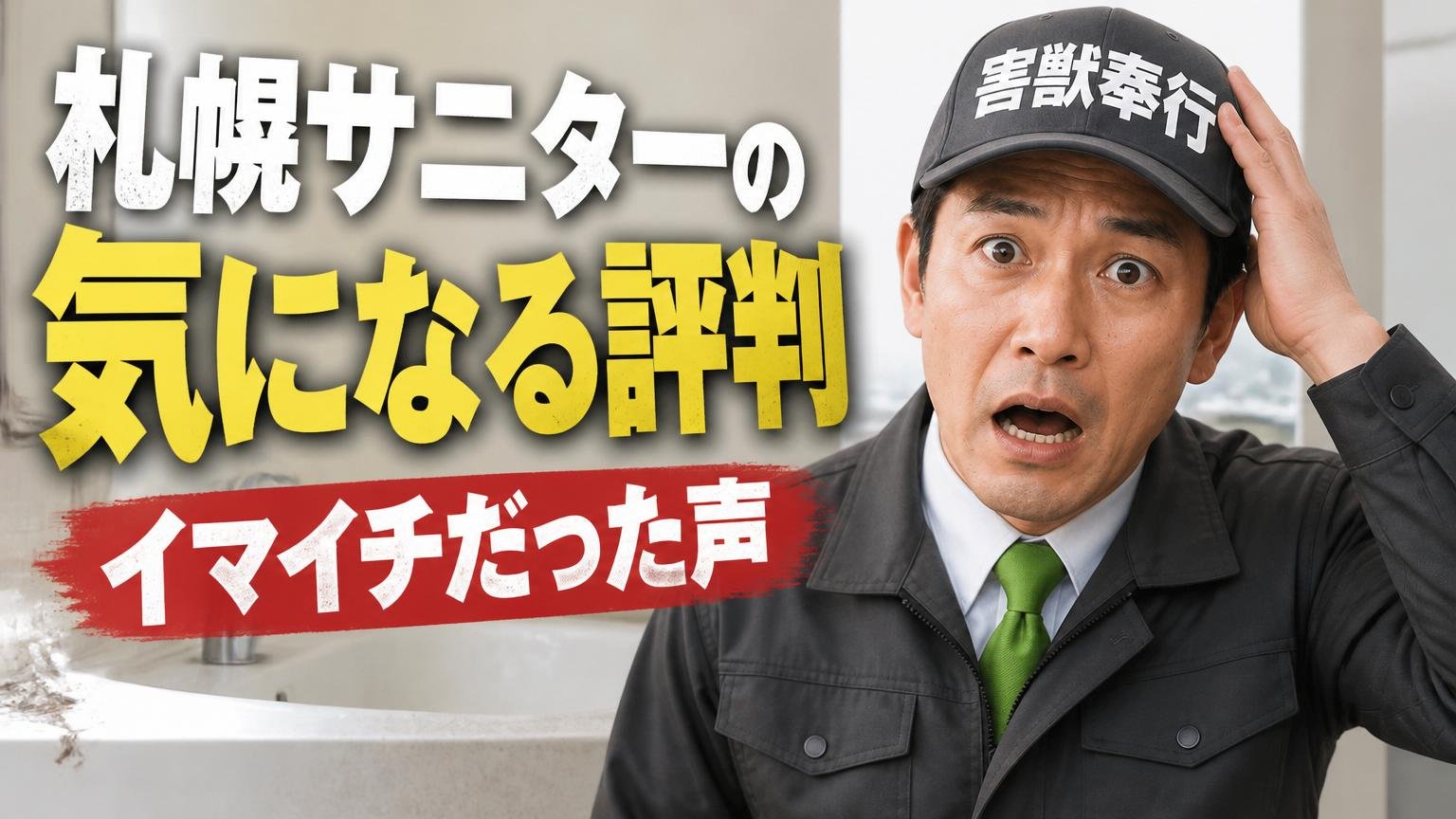 【正直に書きます】札幌サニターの気になる評判・イマイチだった声