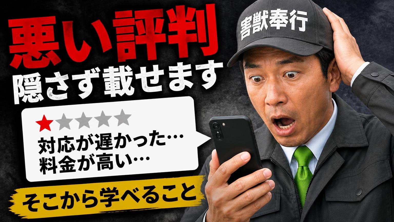 【悪い評判】隠さず載せる低評価の口コミと、そこから学べること