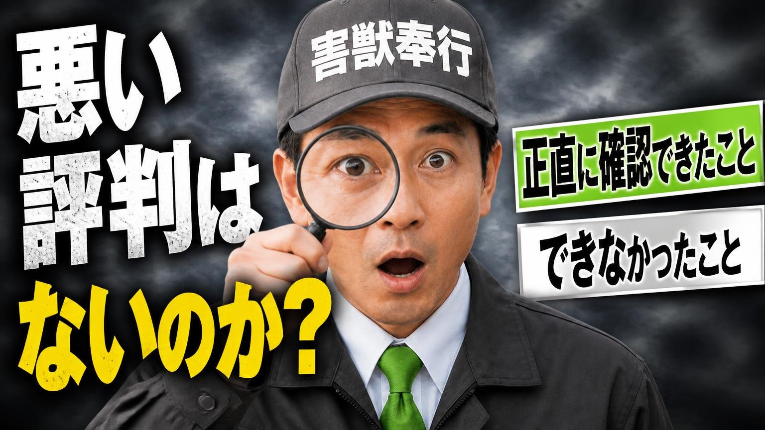 悪い評判はないのか?正直に確認できたこと・できなかったこと