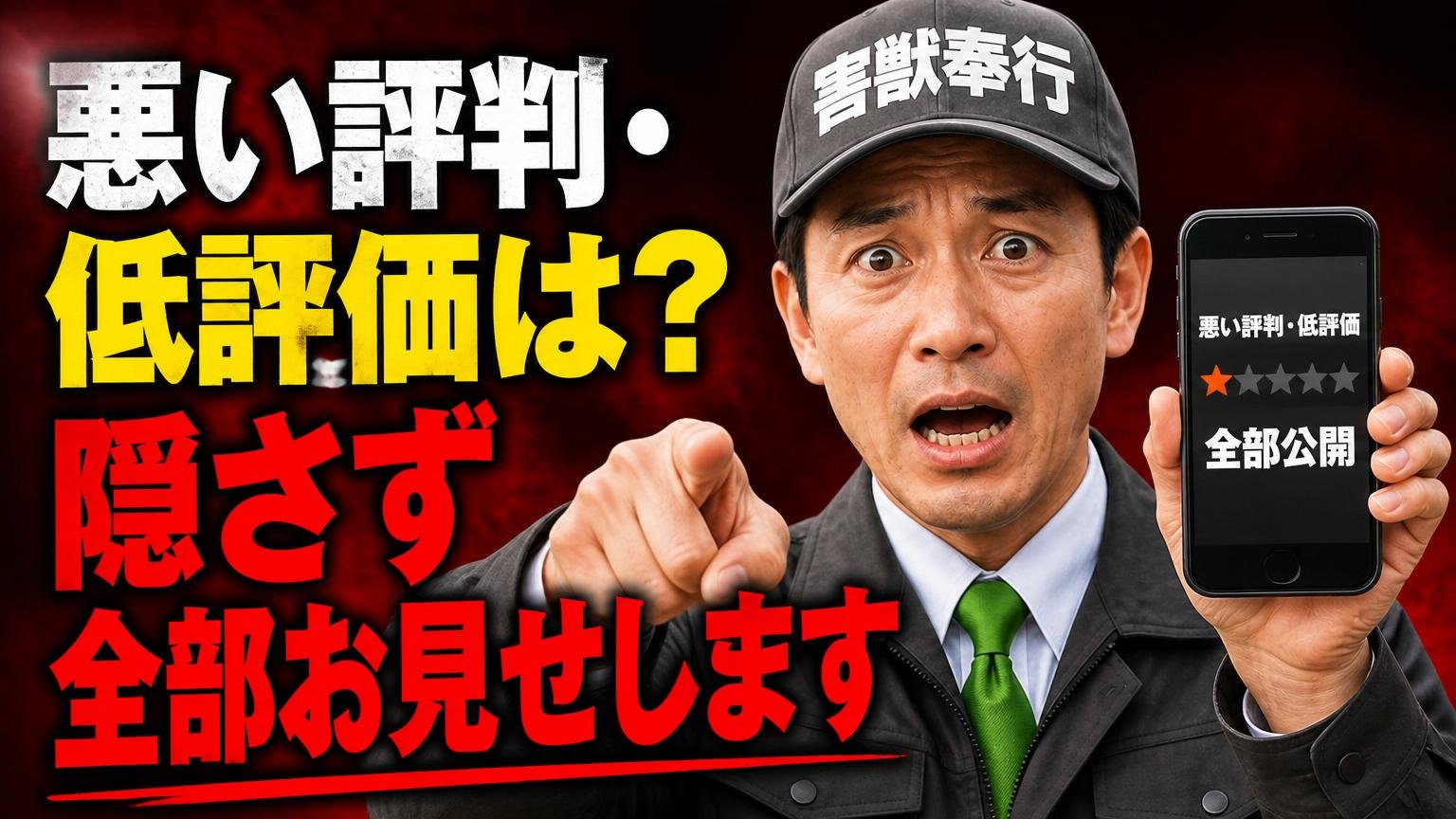 悪い評判・低評価は?隠さず全部お見せします