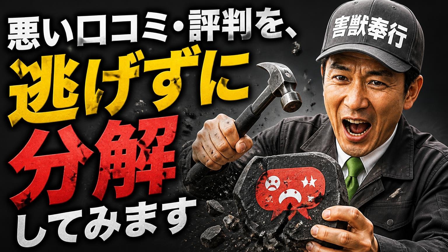 悪い口コミ・評判を、逃げずに分解してみます