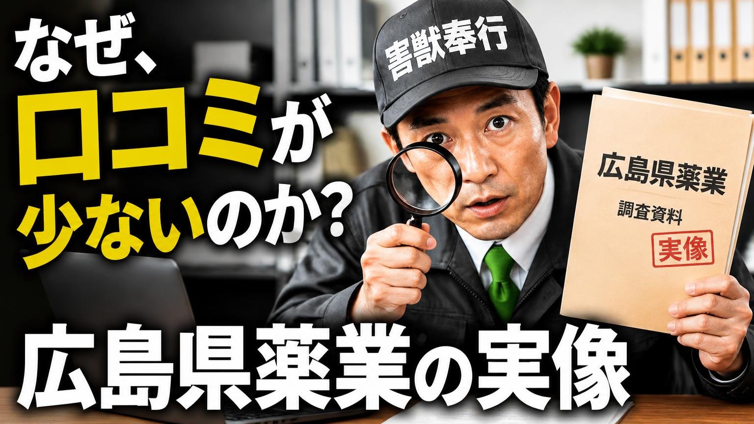 なぜ口コミが少ないのか?広島県薬業という会社の実像