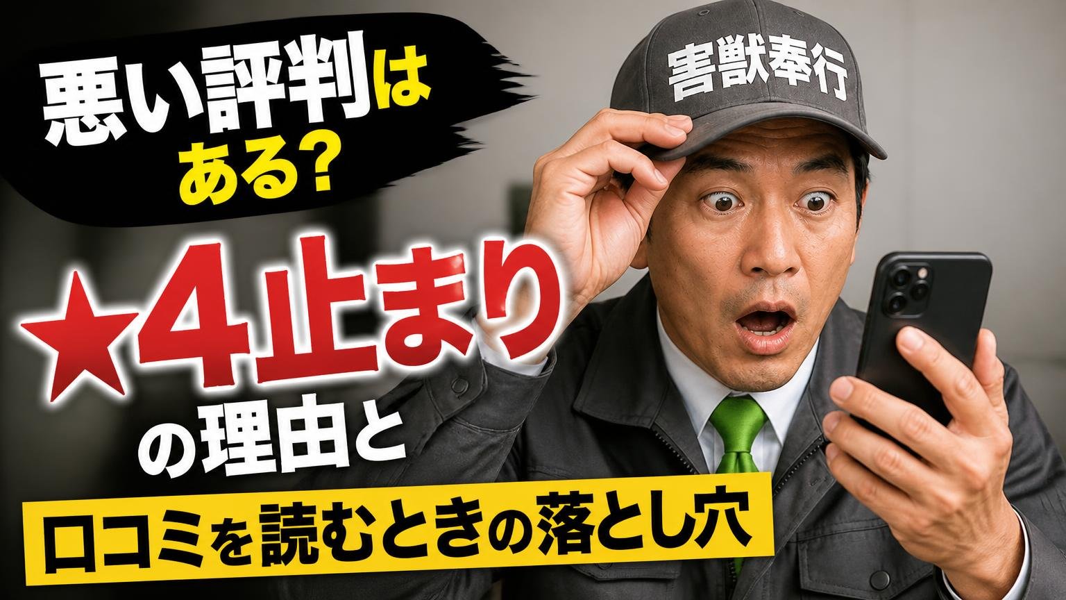 悪い評判はある?★4止まりの理由と口コミを読むときの落とし穴