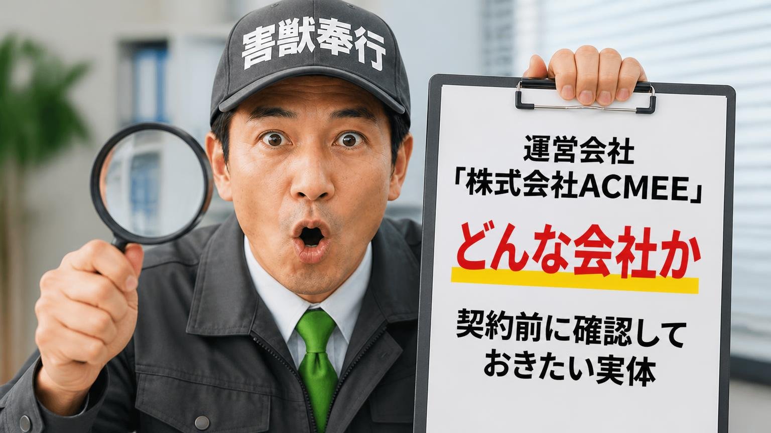運営会社「株式会社ACMEE」はどんな会社か|契約前に確認しておきたい実体