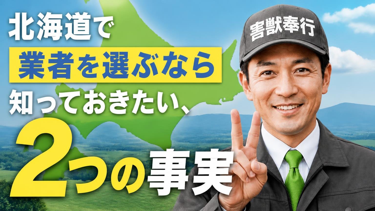 北海道で業者を選ぶなら知っておきたい、2つの事実