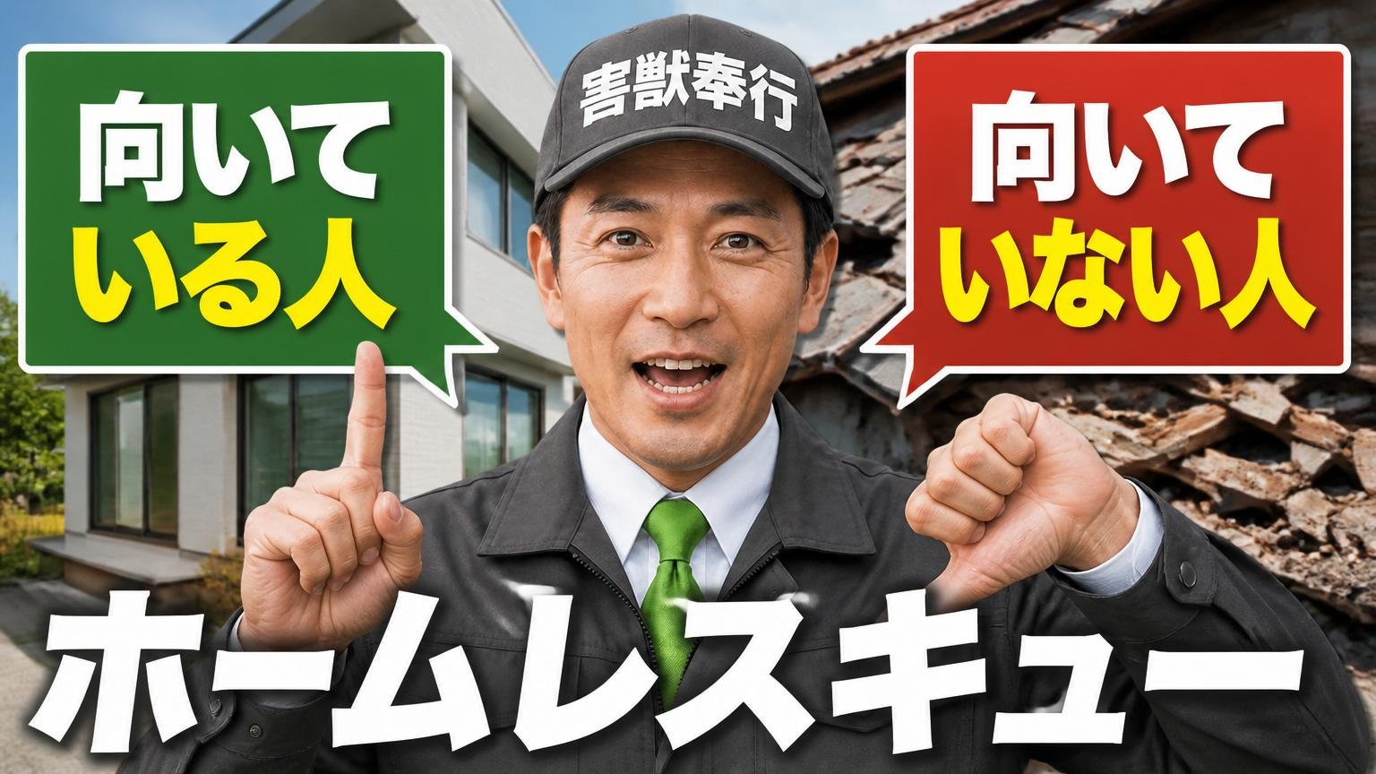 ホームレスキューが向いている人・向いていない人