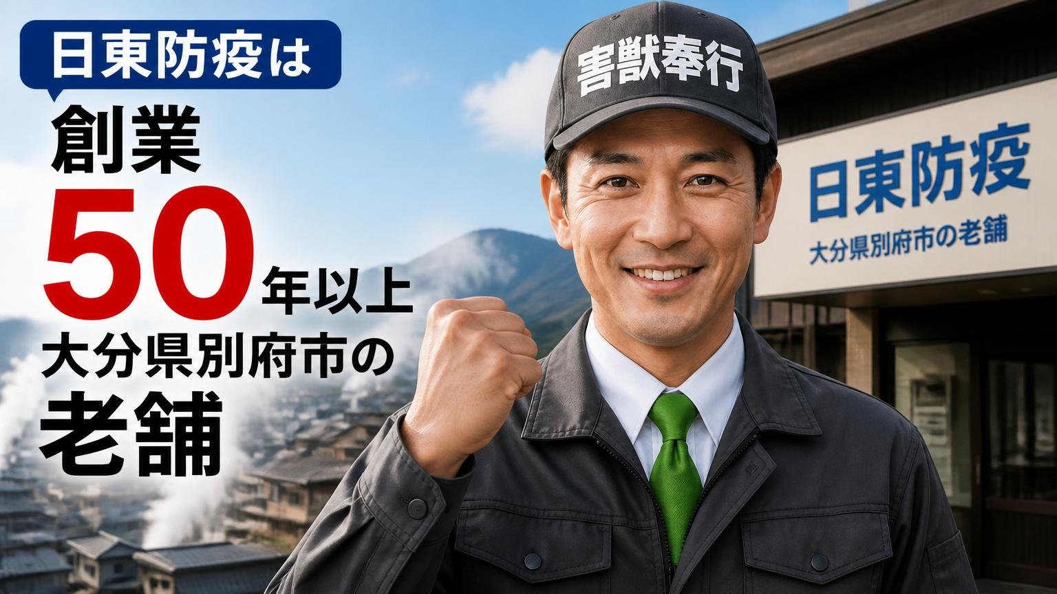 日東防疫はどんな会社?創業50年以上・大分県別府市の老舗