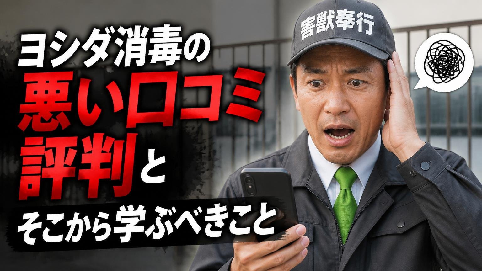 ヨシダ消毒の悪い口コミ・評判と、そこから学ぶべきこと