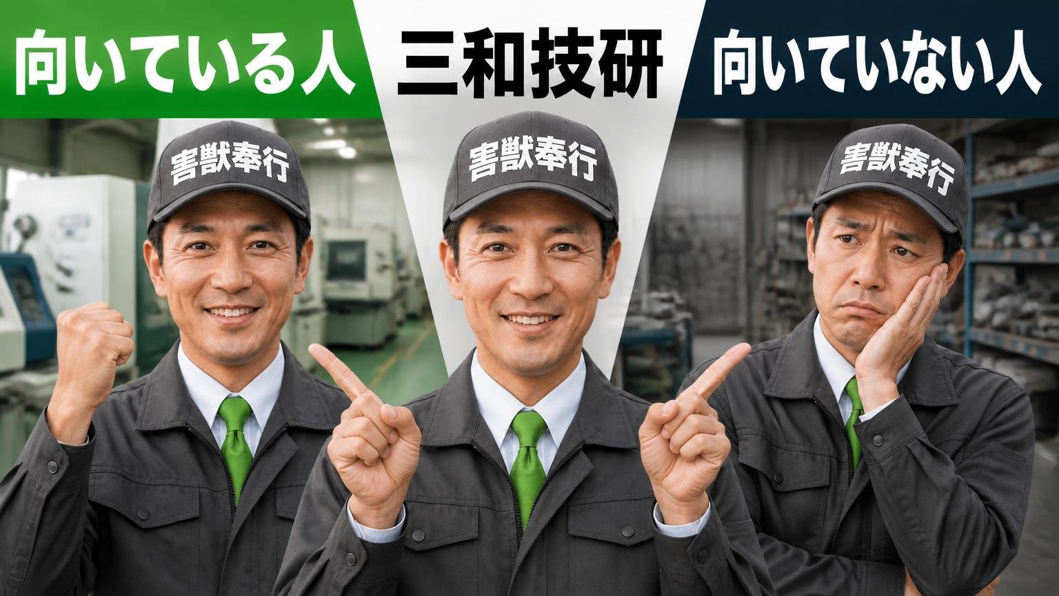 三和技研が「向いている人」と「向いていない人」