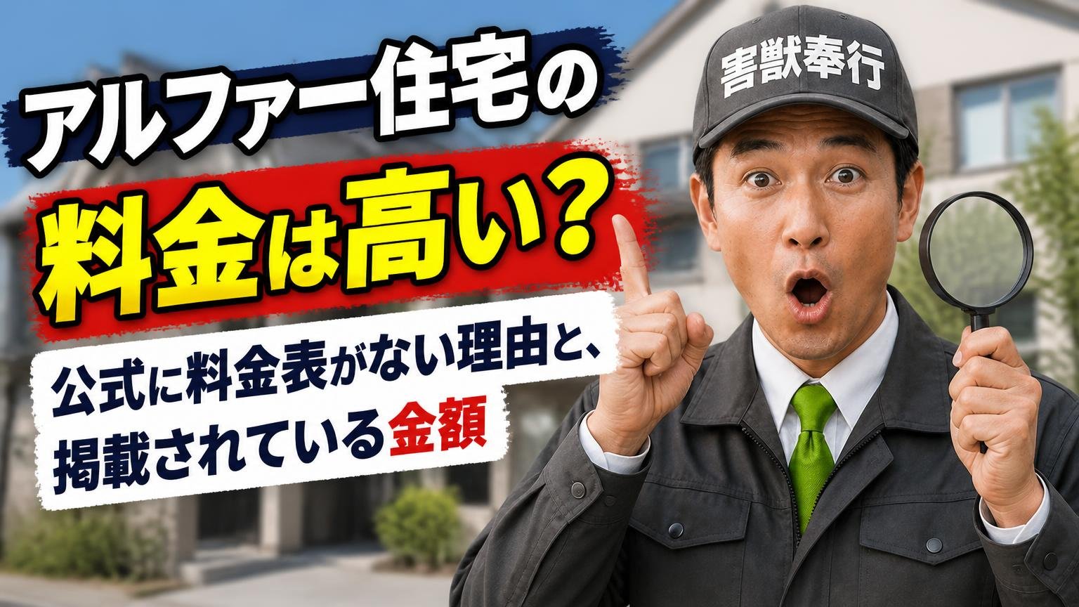 アルファー住宅の料金は高い?公式に料金表がない理由と、掲載されている金額