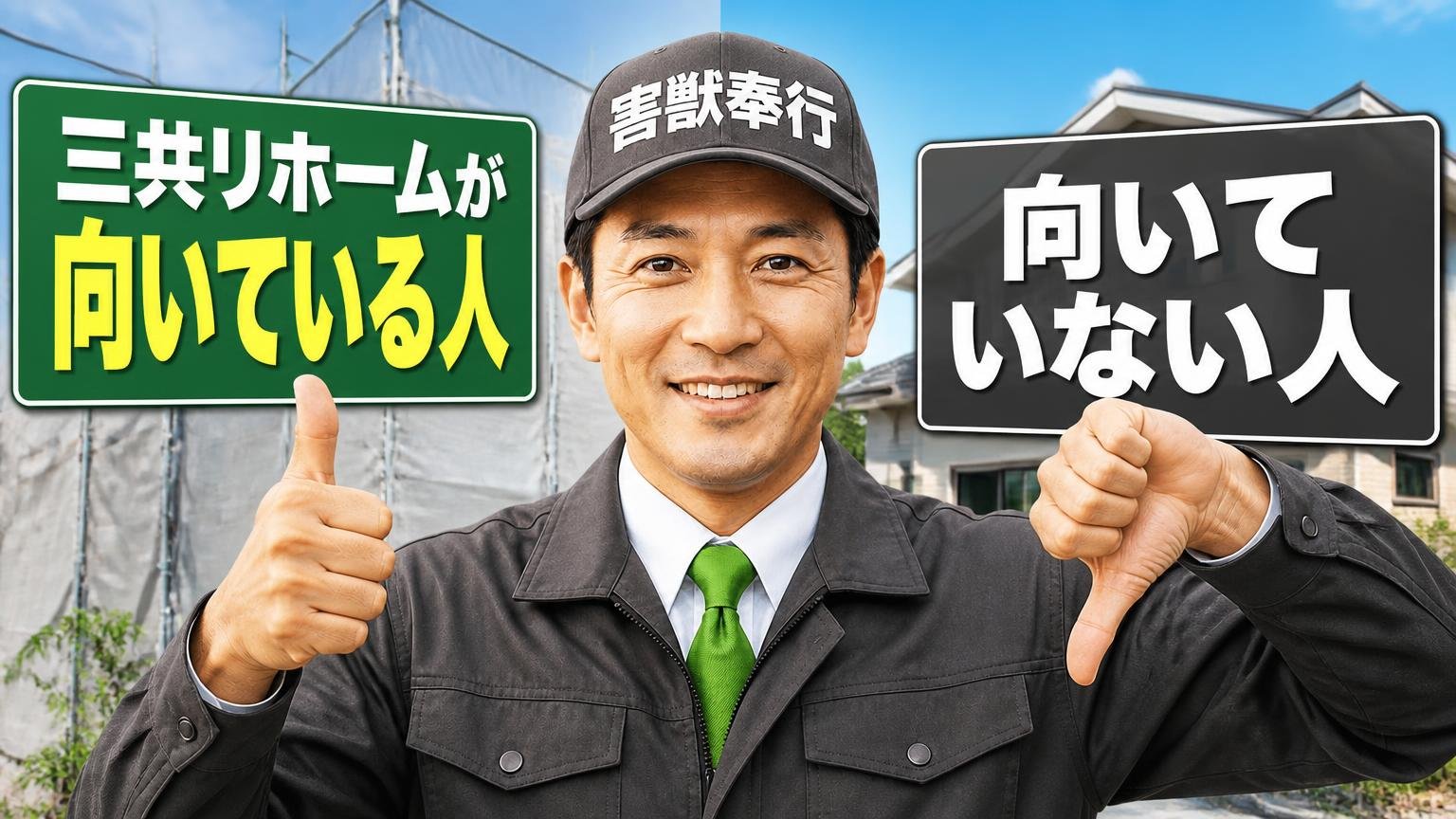三共リホームが向いている人・向いていない人