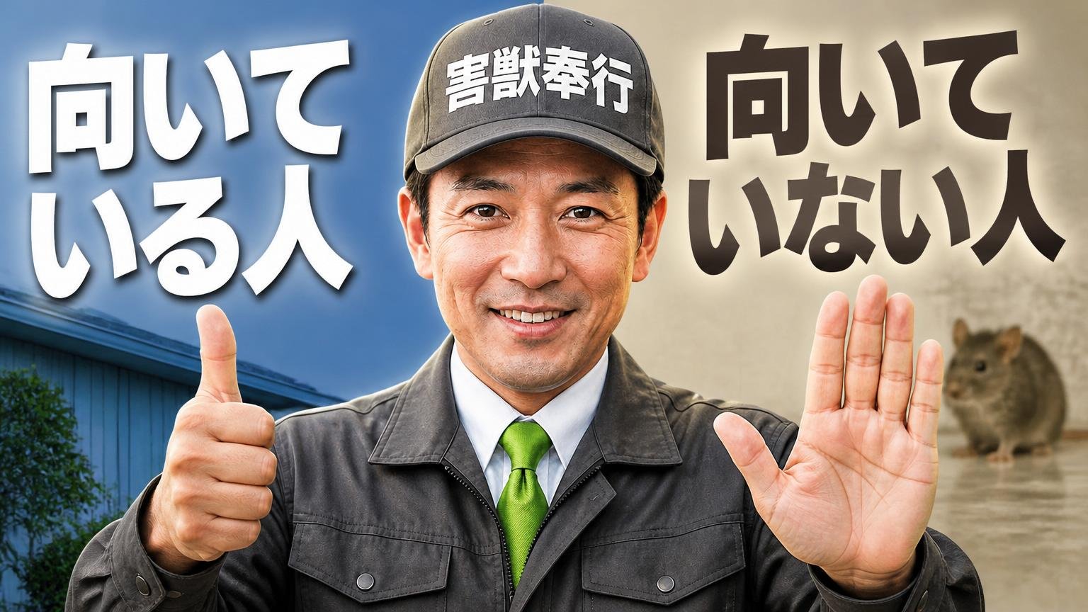 日東防疫が向いている人・向いていない人