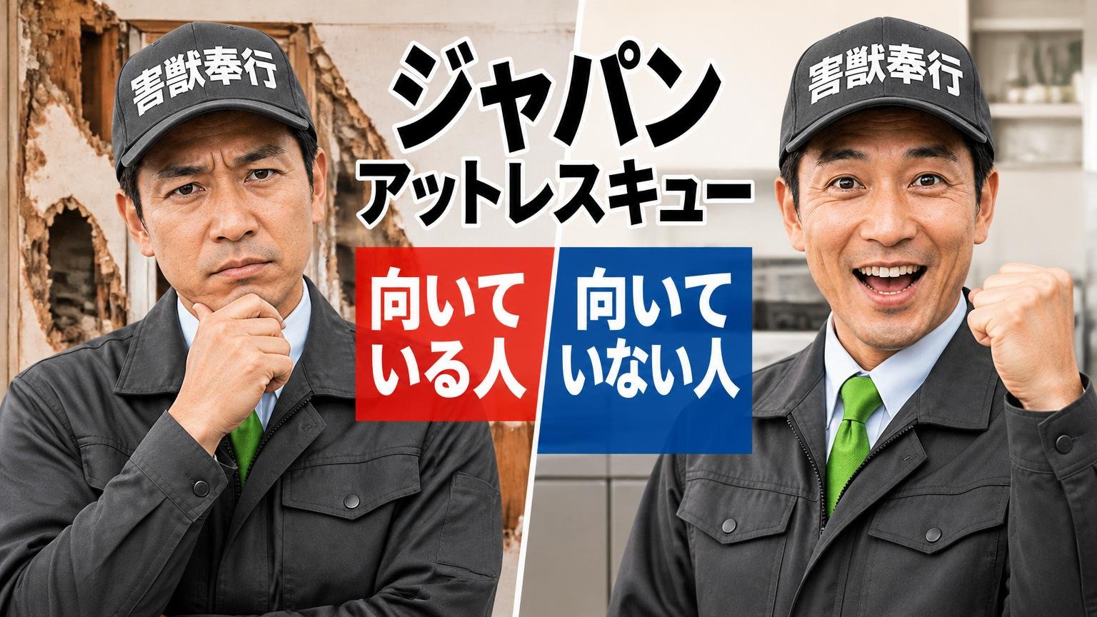 ジャパンアットレスキューが向いている人・向いていない人