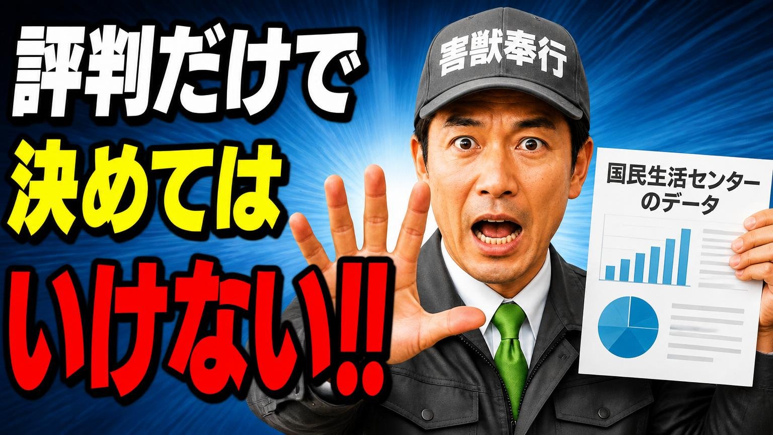 評判だけで決めてはいけない理由【国民生活センターのデータ】
