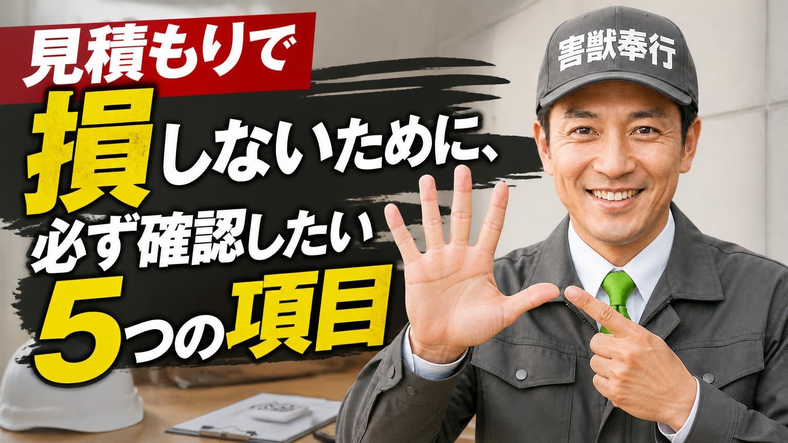 見積もりで損しないために、必ず確認したい5つの項目