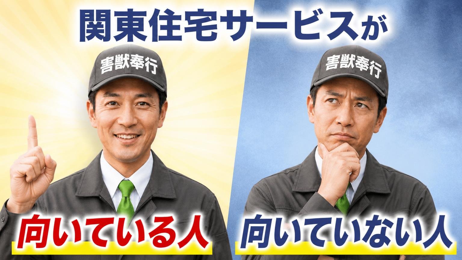 関東住宅サービスが向いている人・向いていない人