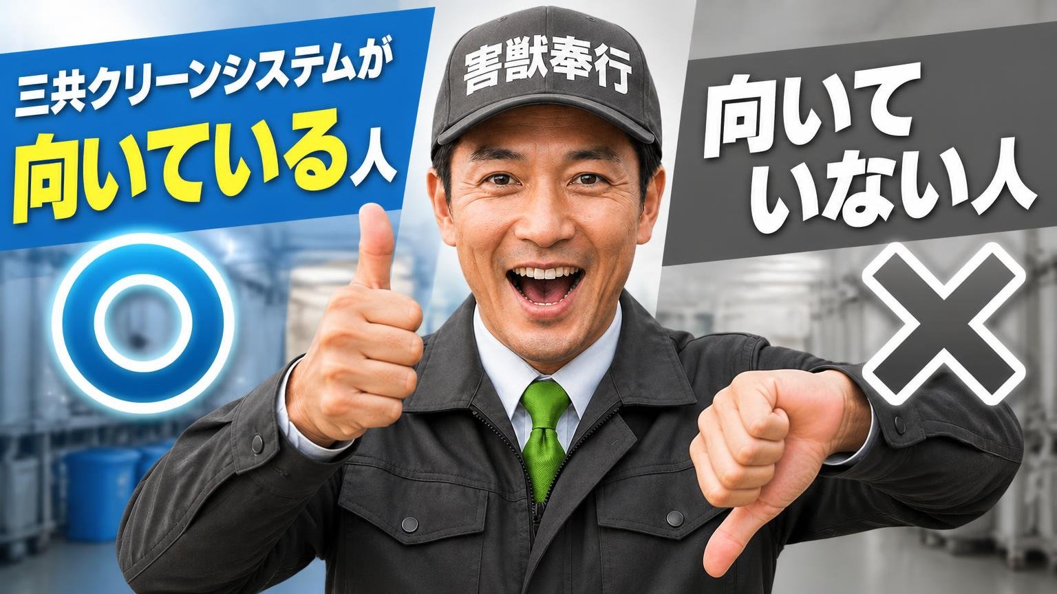 三共クリーンシステムが向いている人・向いていない人