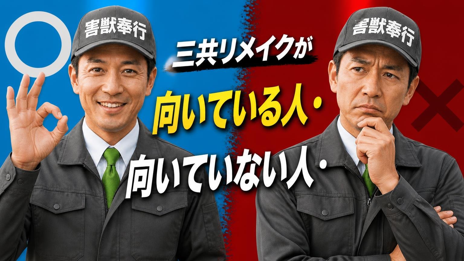 三共リメイクが向いている人・向いていない人