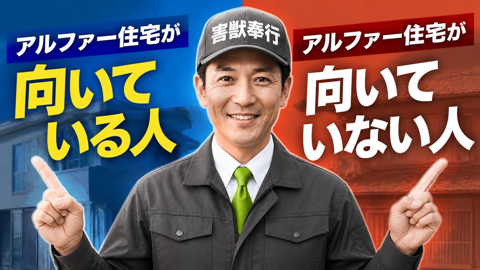 アルファー住宅が向いている人・向いていない人