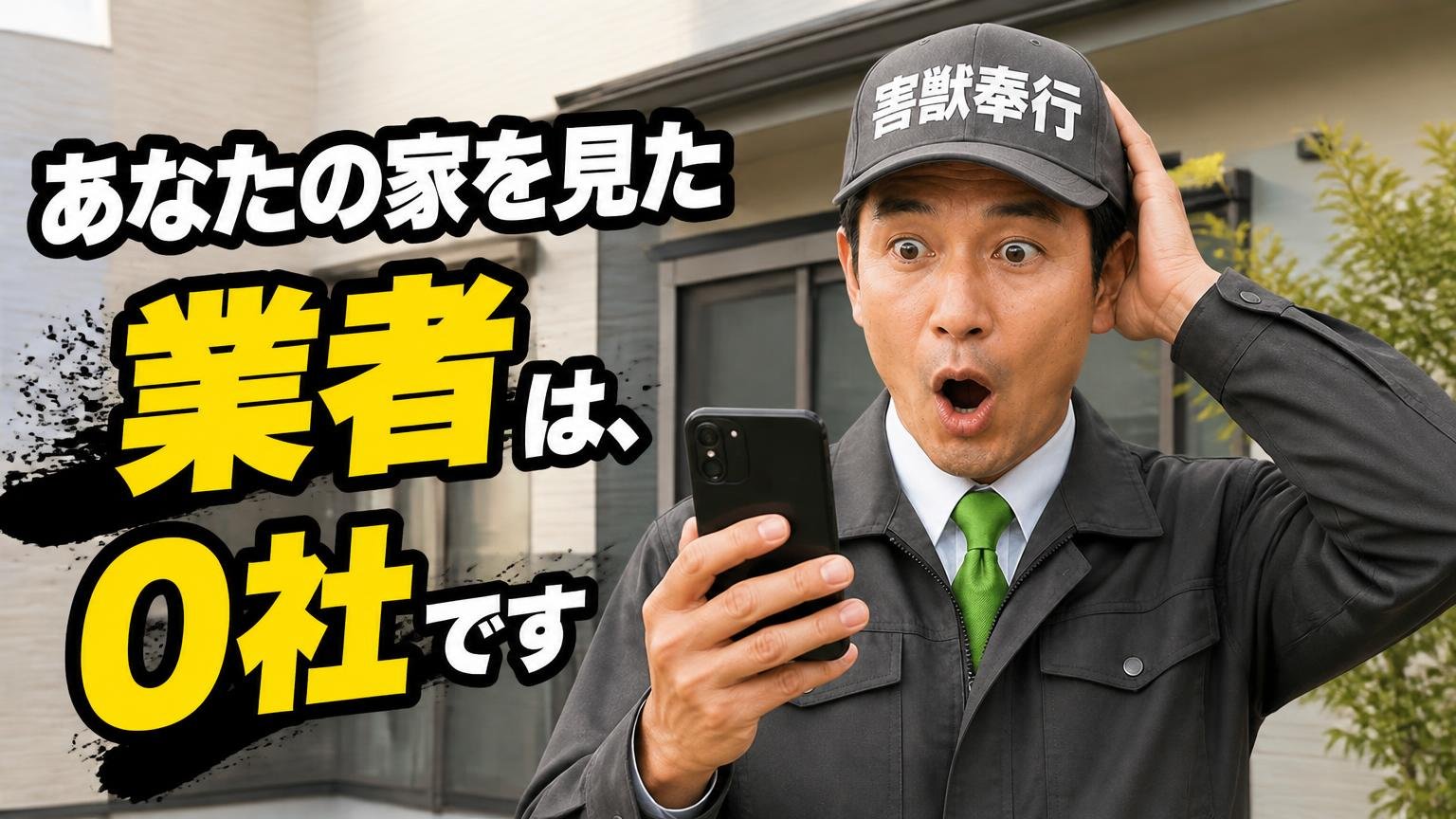 あなたの家を見た業者は、まだ0社です