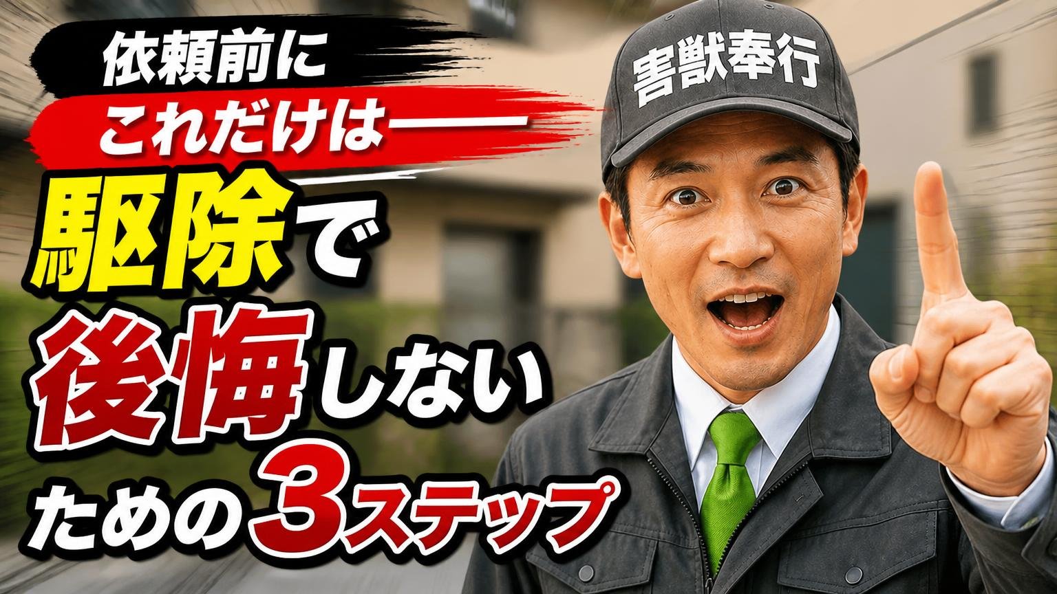 依頼前にこれだけは──駆除で後悔しないための3ステップ