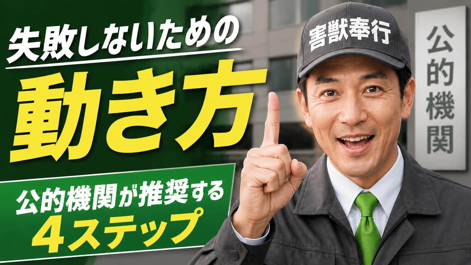 失敗しないための動き方|公的機関が推奨する4ステップ