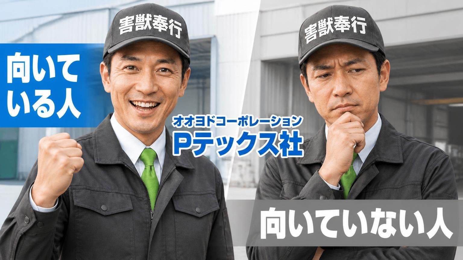 オオヨドコーポレーションPテックス社が向いている人・向いていない人