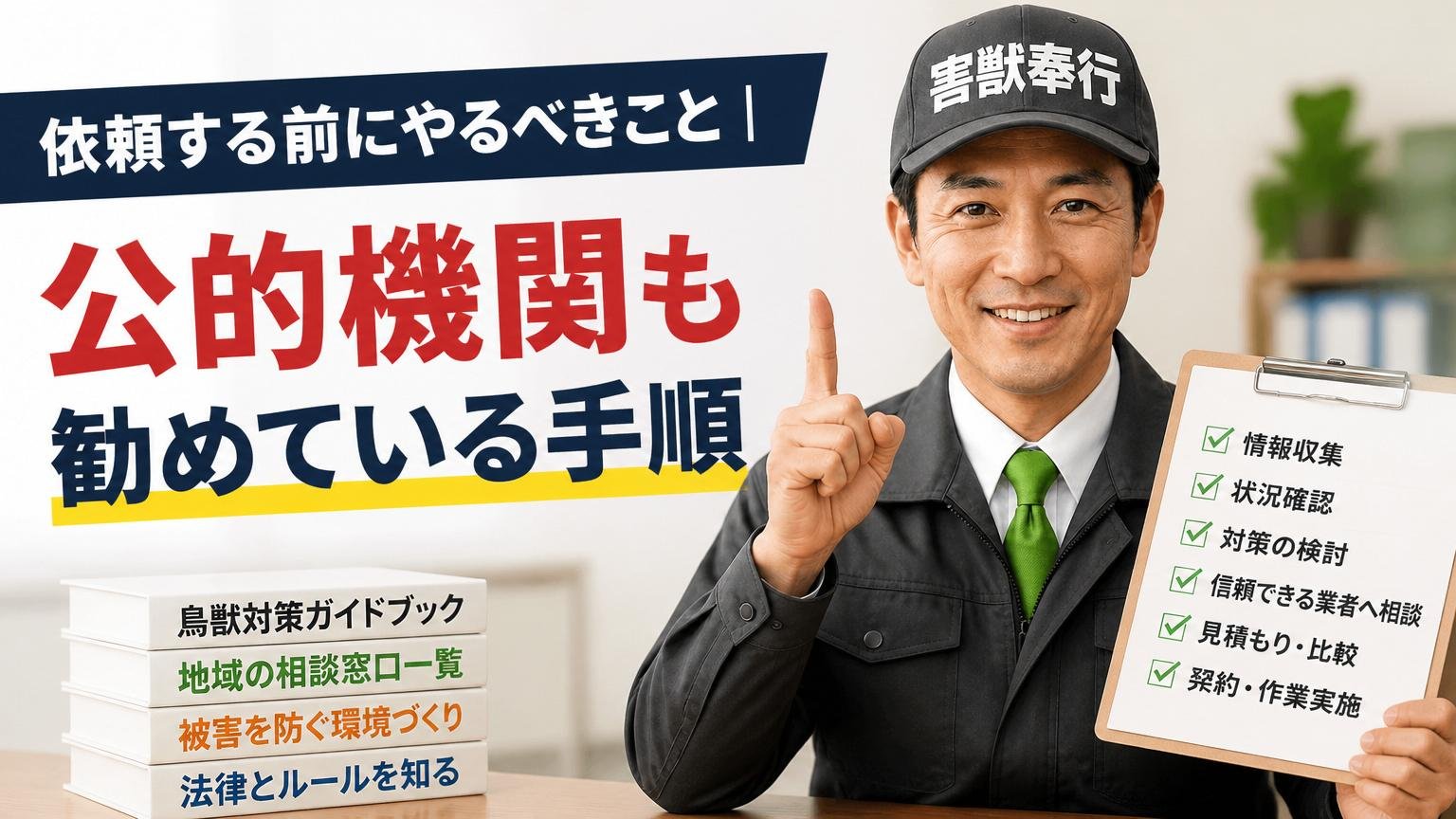依頼する前にやるべきこと|公的機関も勧めている手順