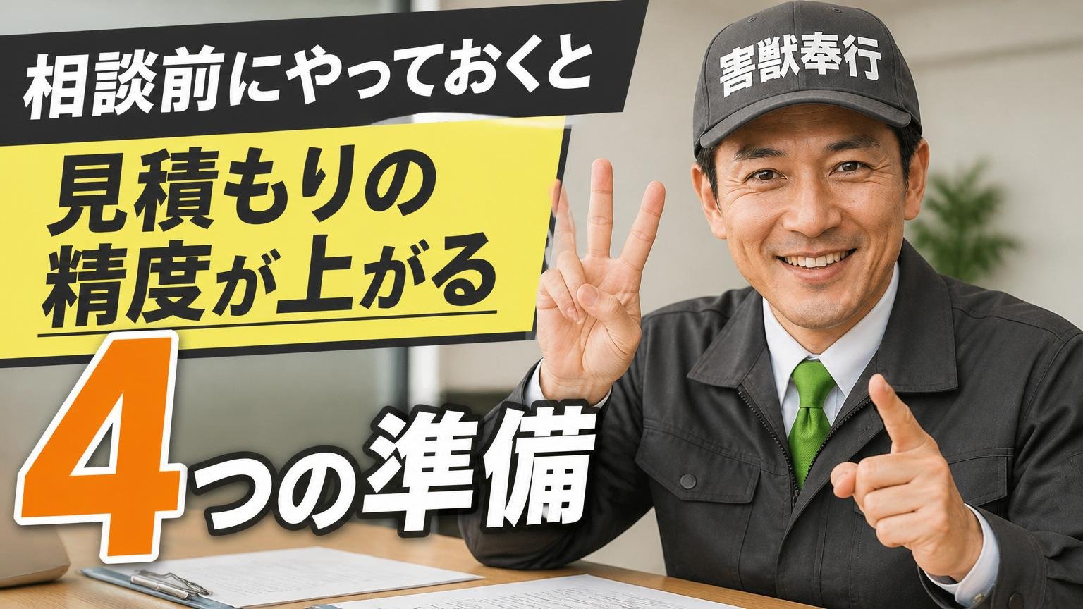 相談前にやっておくと、見積もりの精度が上がる4つの準備