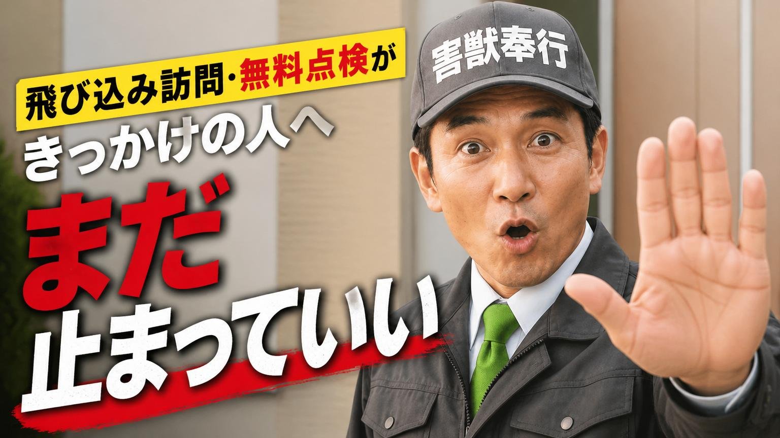 飛び込み訪問・無料点検がきっかけの人へ|まだ止まっていい
