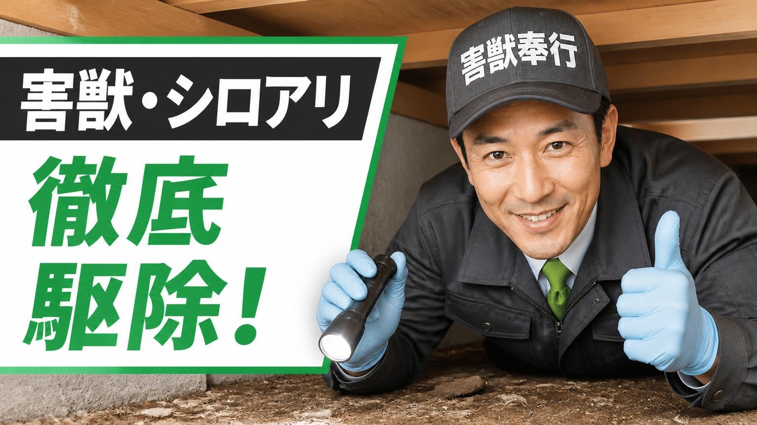相見積もりの1社に入れておきたい、害獣・シロアリ駆除業者