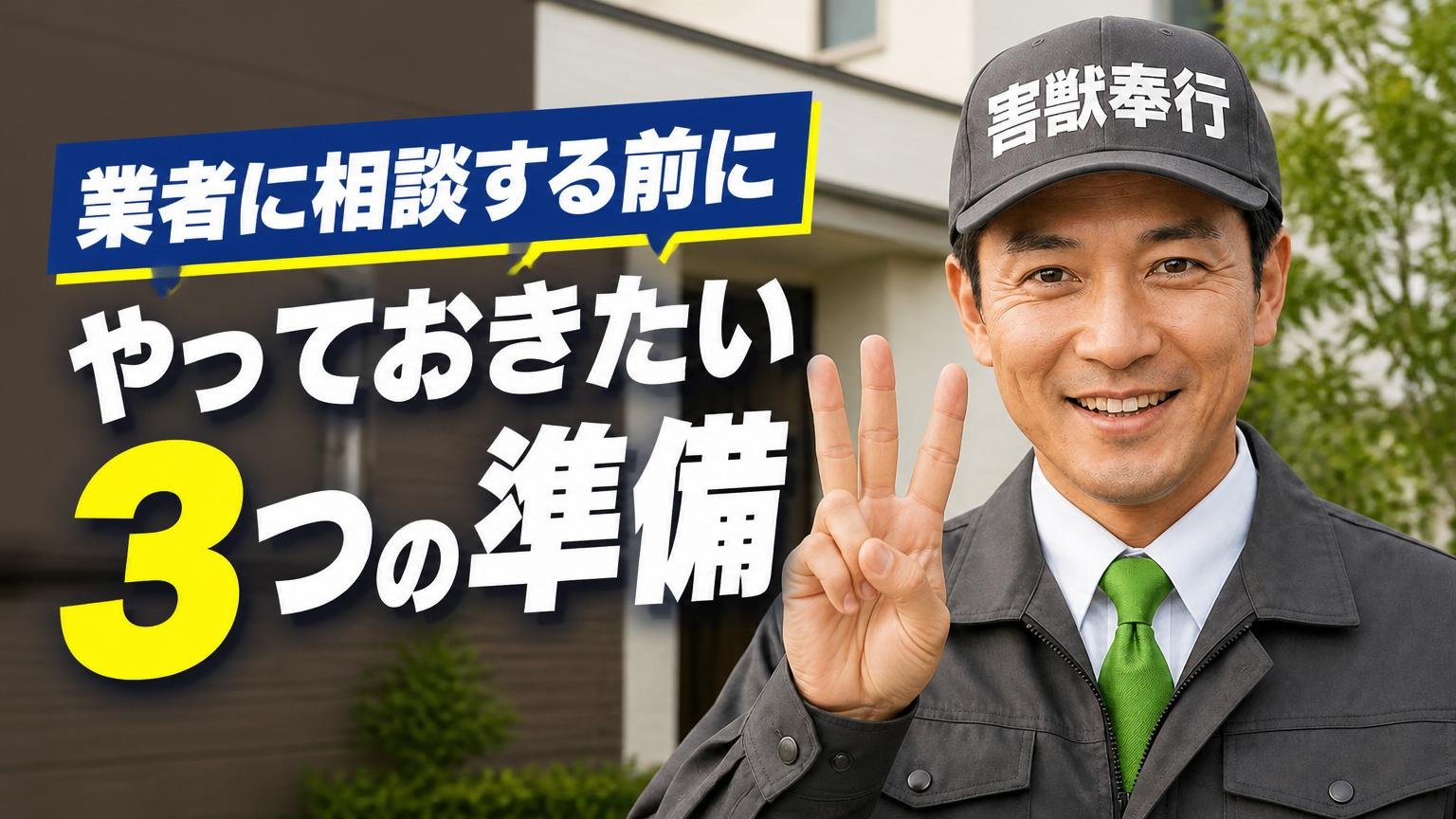 業者に相談する前にやっておきたい3つの準備