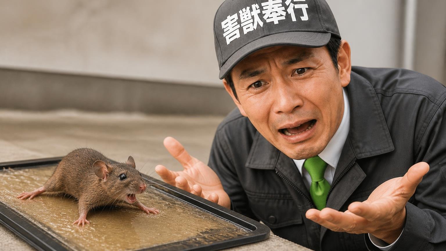 ネズミが粘着シートにかかって「かわいそう」と感じるのは、あなただけではありません