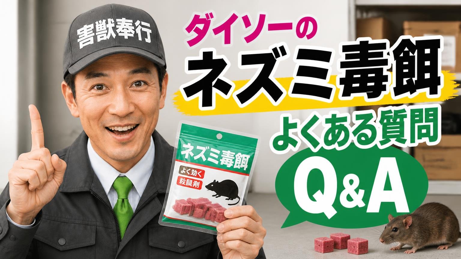 ダイソーのネズミ毒餌についてよくある質問