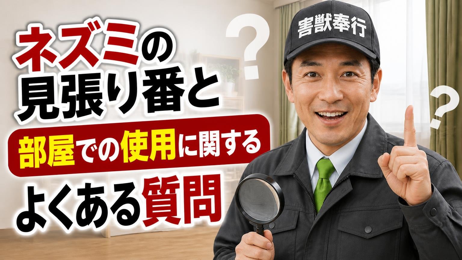 ネズミの見張り番と部屋での使用に関するよくある質問