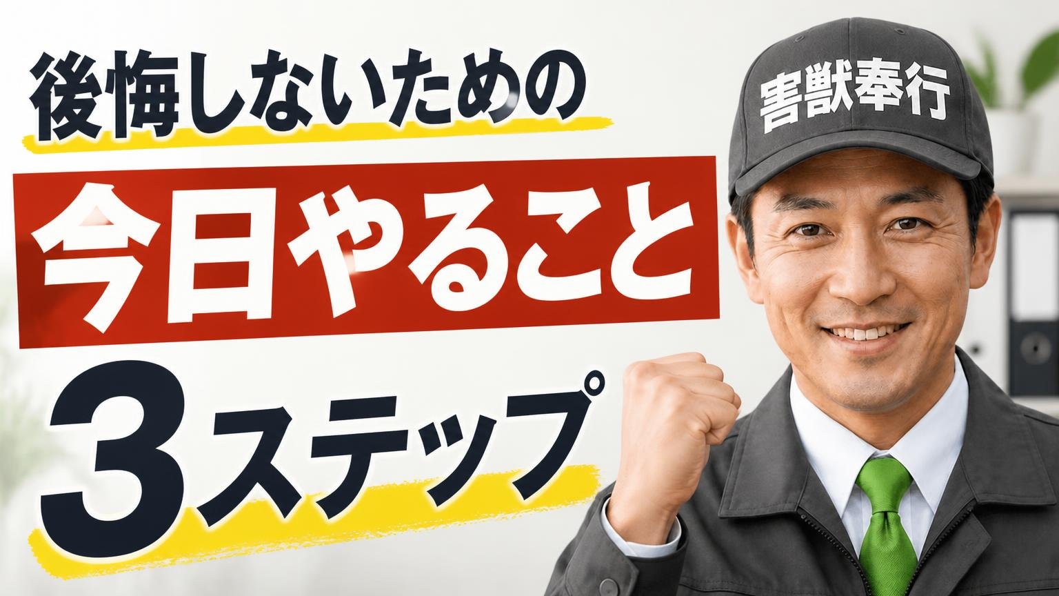 後悔しないための「今日やること」3ステップ