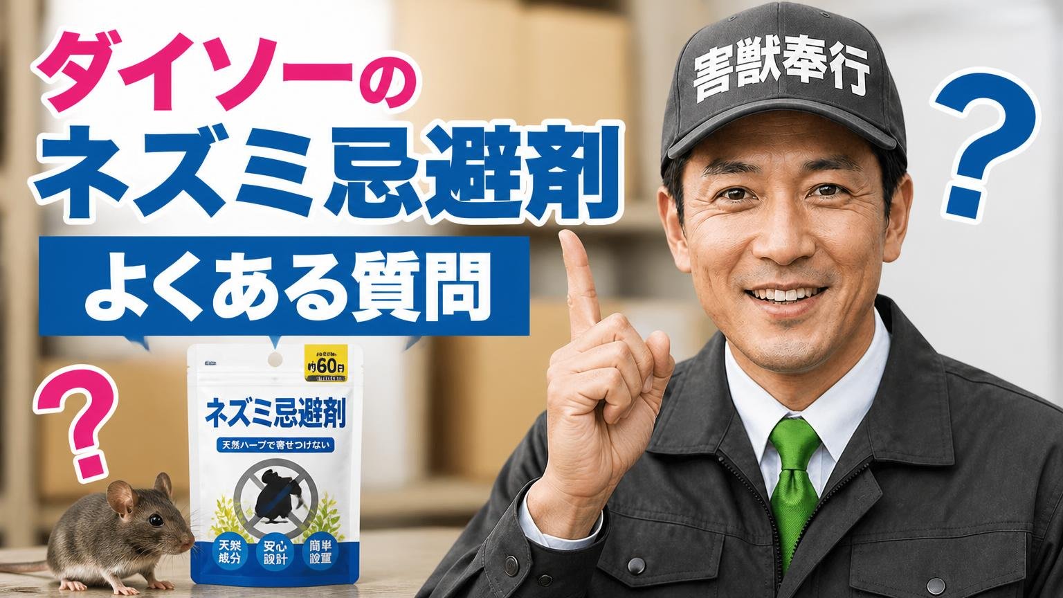 ダイソーのネズミ忌避剤についてよくある質問
