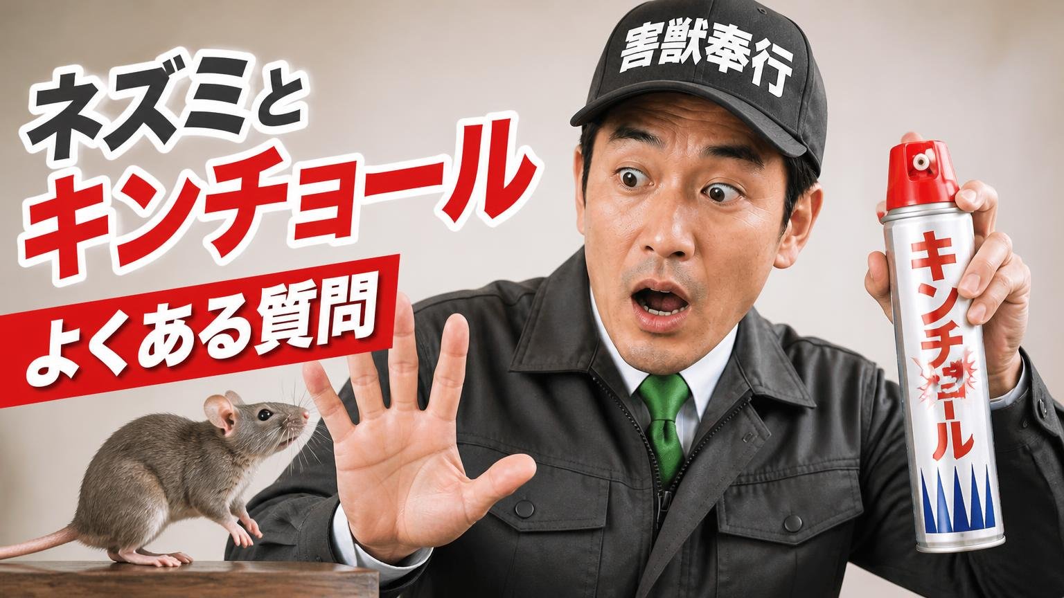 ネズミとキンチョールについて、よくある質問