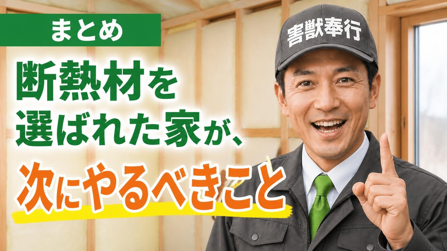 まとめ|断熱材を選ばれた家が、次にやるべきこと