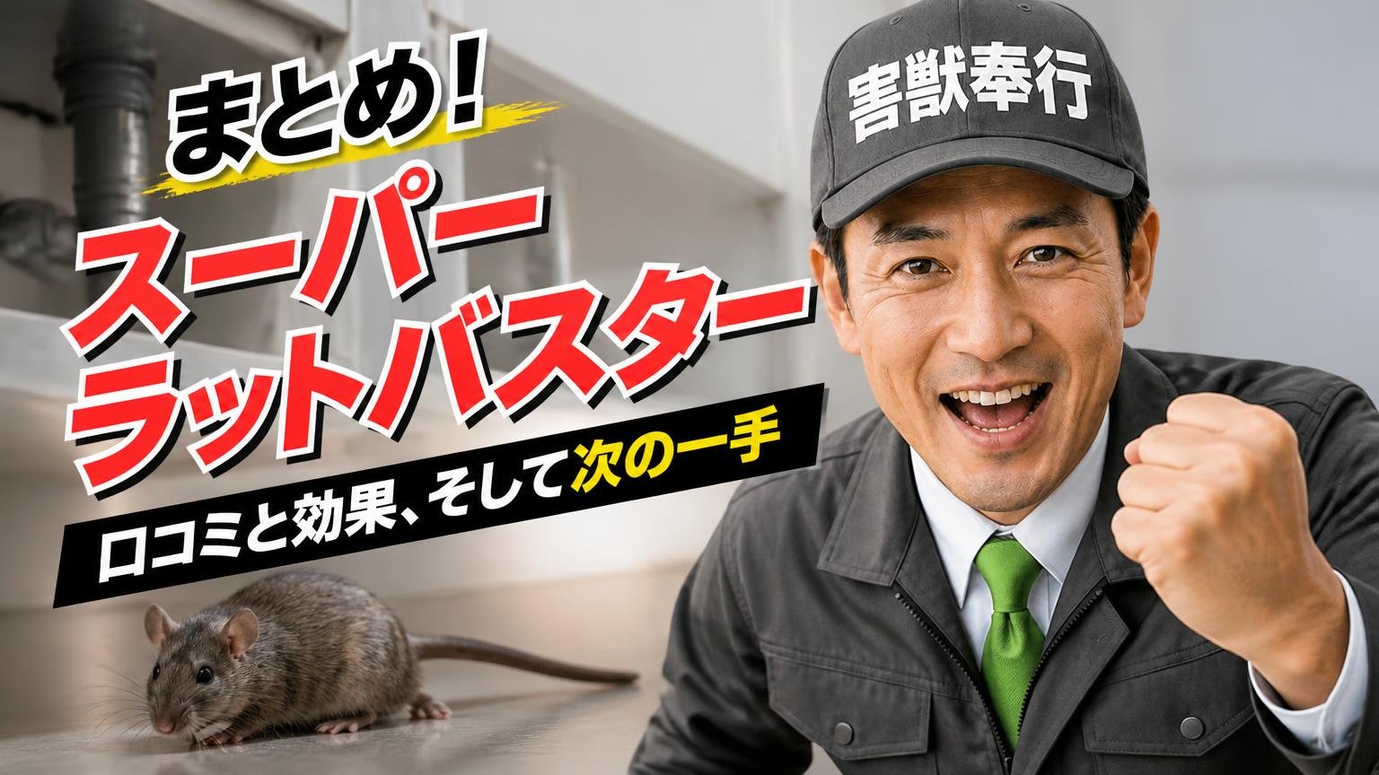まとめ｜スーパーラットバスターの口コミと効果、そして「次の一手」