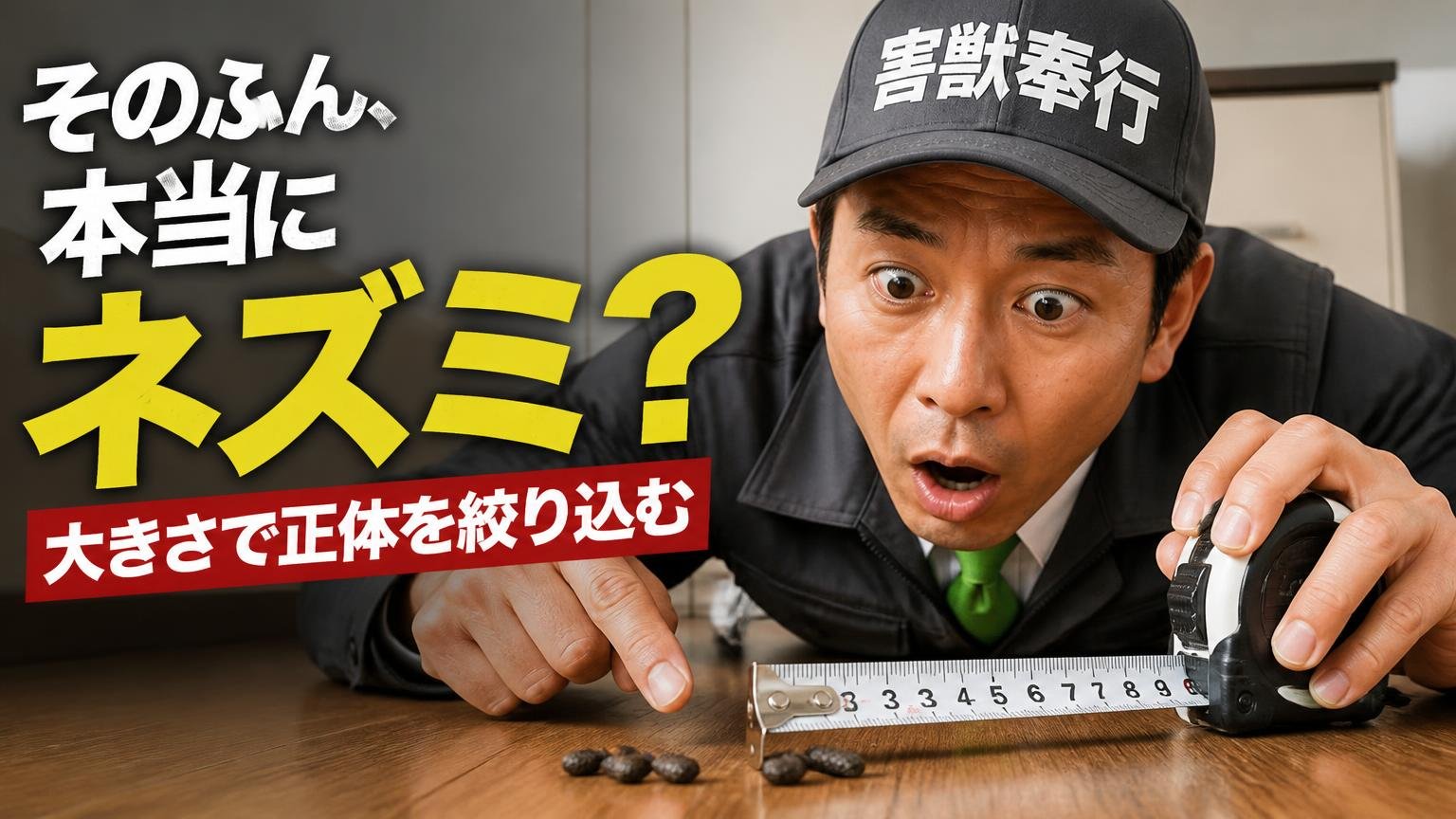 そのふん、本当にネズミ? 大きさで正体を絞り込む