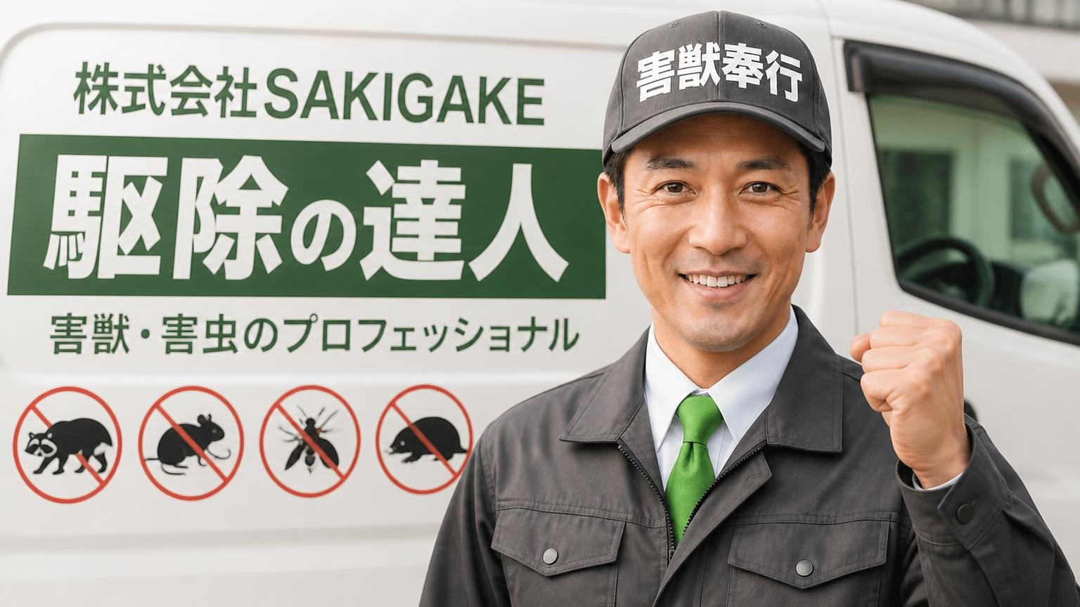 まずは客観情報から|株式会社SAKIGAKE(駆除の達人)とはどんな会社か